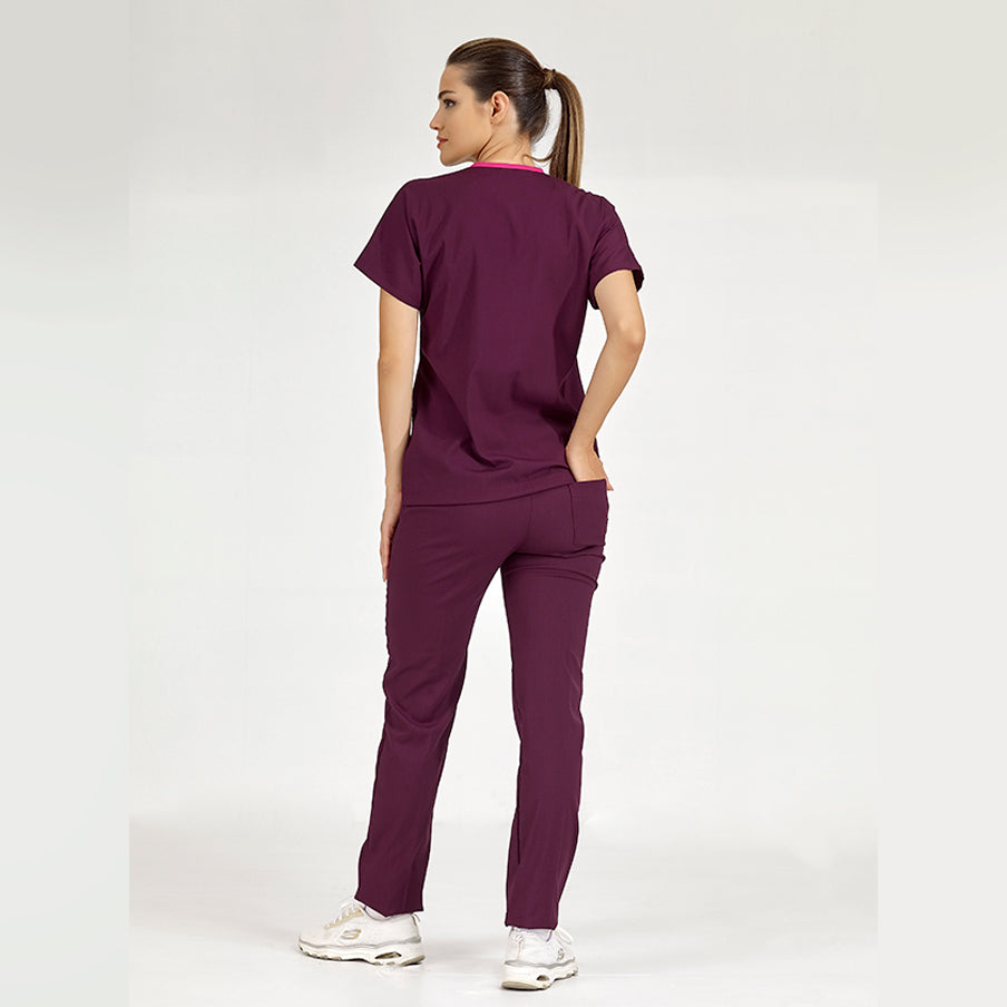 Mürdüm Dr. Greys  Scrubs Takım Lüks Likralı Kumaş