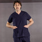 Lacivert Dr. Greys  Scrubs Takım Terikoton Kumaş