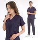 Lacivert Dr. Greys  Scrubs Takım Lüks Likralı Kumaş