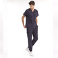 Lacivert Jogger  Scrubs Takım Lüks Likralı Kumaş