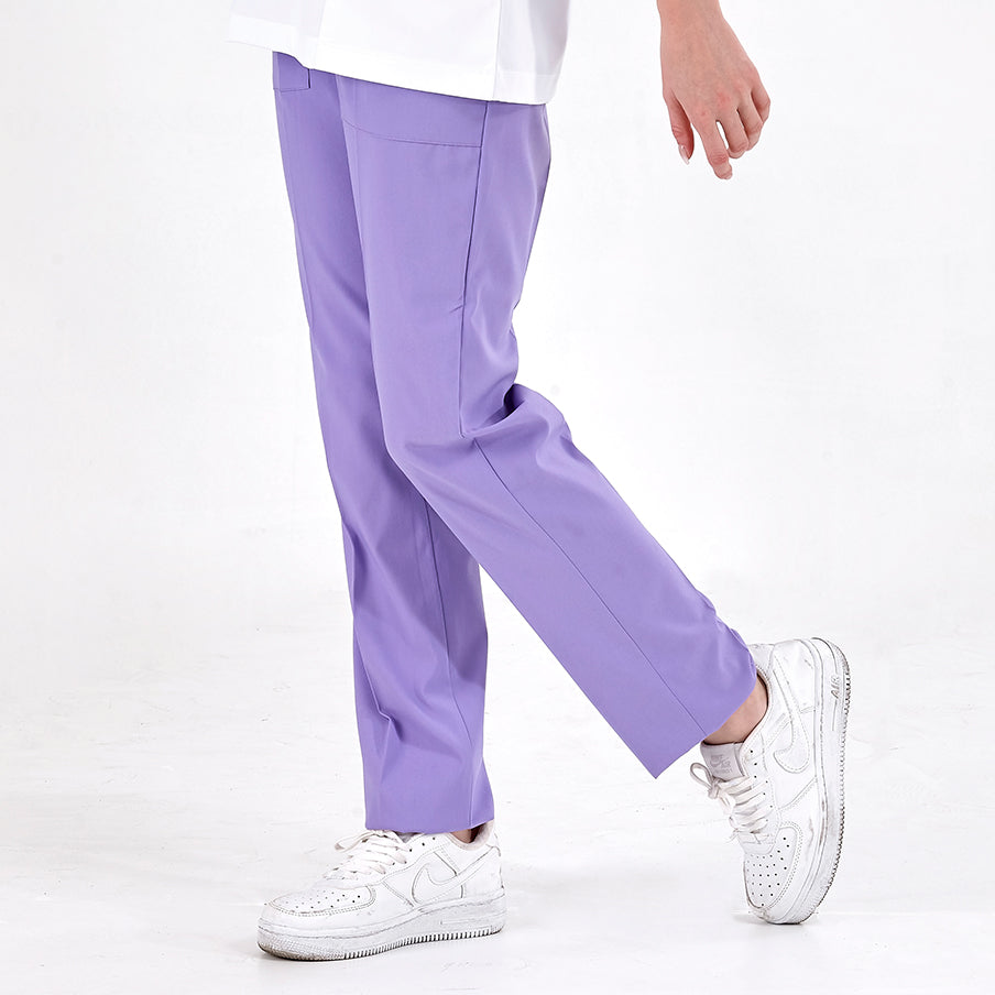 Lila Dr. Greys Doktor Hemşire Pantolonu (Tek Alt) Lüks Likralı Kumaş