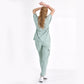 Mint Yeşili Jogger  Scrubs Takım Lüks Likralı Kumaş