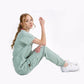 Mint Yeşili Jogger  Scrubs Takım Lüks Likralı Kumaş