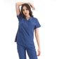 Petrol Mavisi Dr. Greys  Scrubs Takım Lüks Likralı Kumaş