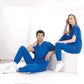 Saks Mavisi Jogger  Scrubs Takım Lüks Likralı Kumaş