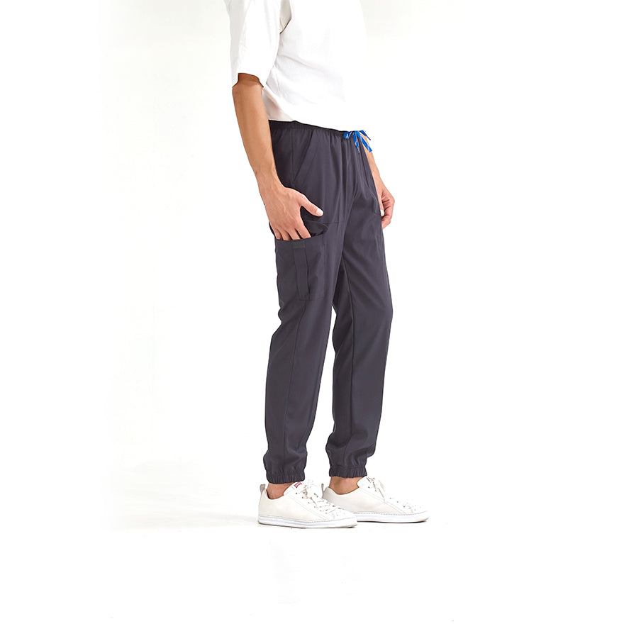 Lacivert Jogger Doktor Hemşire Pantolonu (Tek Alt) Lüks Likralı Kumaş