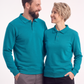 Turkuaz Polo Yaka İş Sweatshirt 3 İplik