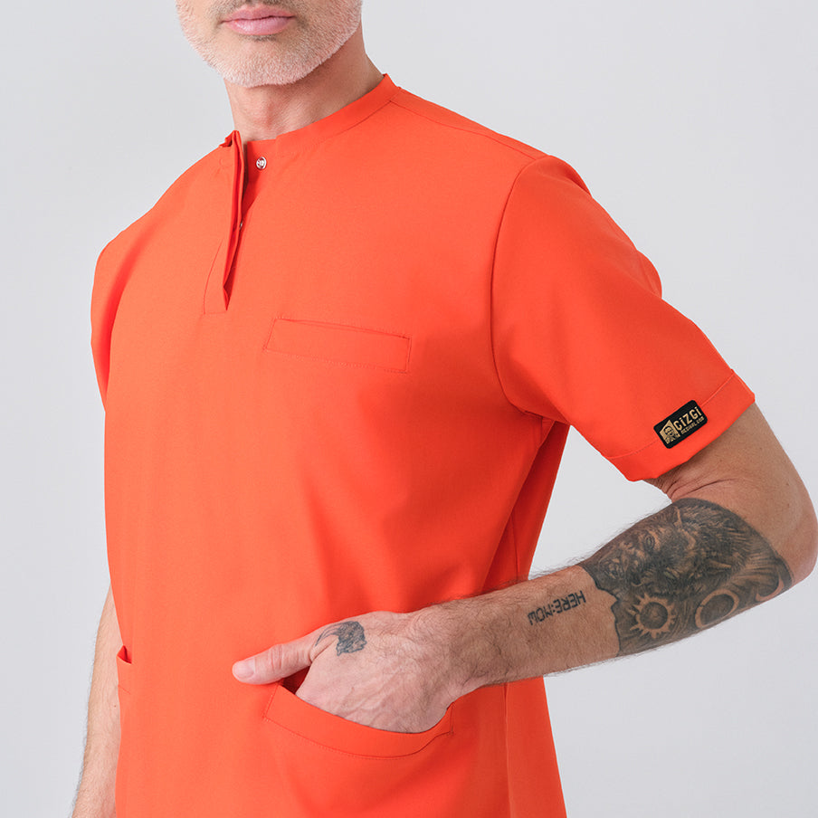 Turunç Cool  Scrubs Takım Best Likralı Kumaş