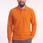 Turuncu Polo Yaka İş Sweatshirt 3 İplik