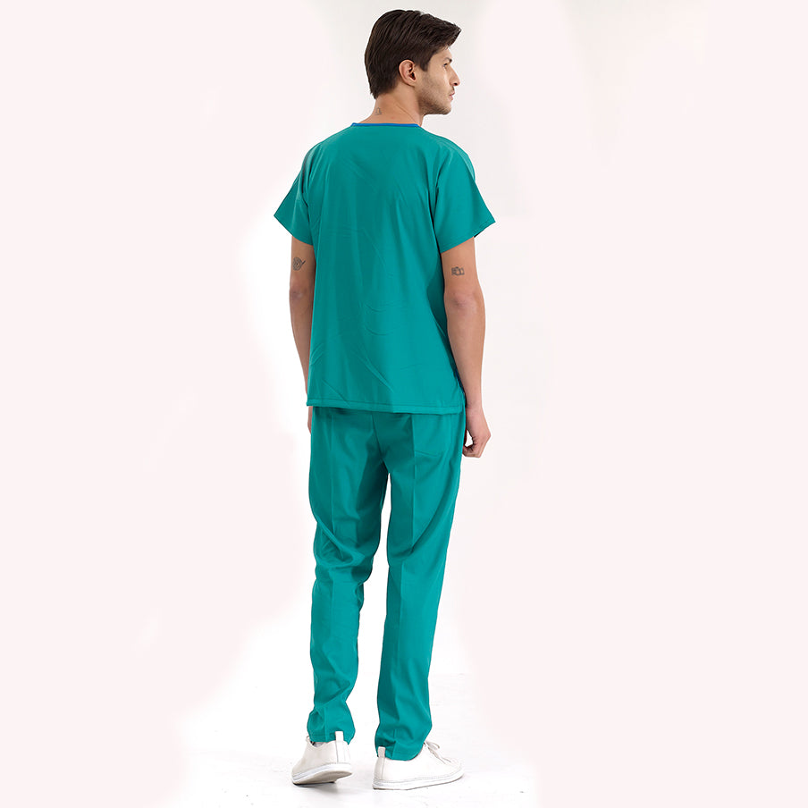 Ameliyathane Yeşili Dr. Greys  Scrubs Takım Lüks Likralı Kumaş