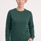 Avcı Yeşili Yuvarlak Yaka İş Sweatshirt 3 İplik Şardonlu