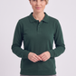Avcı Yeşili Polo Yaka İş Sweatshirt 3 İplik Şardonlu